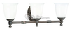 Three-Light Wall Bracket Light Fixture - P3029-74 - bulbs.com