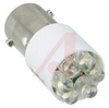 Lamp;LED;T-3 1/4;Mini Bayonet(BA9s);White;Clear;28V;11mA;4000mcd;100K Hrs;NonPol - 70082291 - Allied Electronics, Inc.