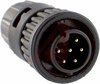 Connector; #2; Solder Cup; 6; Pin; Goldover Nickel (Standard) - 70025436 - Allied Electronics, Inc.
