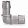 Barbed Elbow Connector, Stainless Steel, 1/2