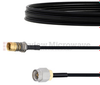 Snap-On BMA Jack to SMA Male Cable FM-SR086TBJ Coax in 12 Inch - FMCA1569-12 - Fairview Microwave Inc.