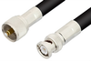 UHF Male to BNC Male Cable 36 Inch Length Using RG214 Coax - PE33438-36 - Pasternack