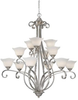 Large Chandeliers-Glass Shade - 73337 - Light Center (The)