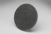 3M Scotch-Brite XL-UR Unitized Silicon Carbide Medium Deburring Wheel - Fine Grade - Quick Change Attachment - 3 in Diameter - 17189 -- 048011-17189 - Image