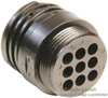 Circular Connector Receptacle Size 17, 9 Position Free Hanging; Product Range Amp - Te Connectivity - 95B1704 - Newark, An Avnet Company