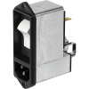 IEC Appliance Inlet C14 with Filter, Circuit Breaker TA45 (recessed) -- DF12 - Image
