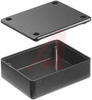 Enclosure, Plastic; High Impact Polystyrene; Black; Black - 70149013 - Allied Electronics, Inc.