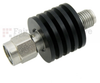 20 dB Fixed Attenuator SMA Male (Plug) to SMA Female (Jack) Up to 18 GHz Rated to 5 Watts, Heatsink Body, 1.35 VSWR - SA18S5W-20 - Fairview Microwave Inc.