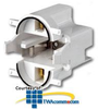 Leviton Compact Vertical Top Snap-In Fluorescent Lampholder - 26720-300 - TelephoneStuff.com