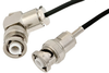 MHV Male to MHV Male Right Angle Cable 60 Inch Length Using RG174 Coax - PE35799-60 - Pasternack