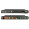 Monitored, Upgradeable Unit Level plus Remote Sensing, 30A, 208V, Horizontal, (4) Locking IEC C13, (4) Locking IEC C19 PDU with L6-30P - 9PB2-081001 - Belden Inc.