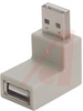 ADPT, USB A M/F 90 DEG EXIT 1 - 70126583 - Allied Electronics, Inc.