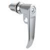 Quarter-Turn Cam Latch, 8 mm Hex Tool Access, L-Handle, Pad Locking, Sealed, Zinc Alloy, Chrome Plated, Bright - E5-7A-1012-UU1 - Southco