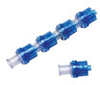 Anti-Siphon Valves, SAN w/ Silicone Diaphragm, Male-Female Luer, Clear, 10/Pk -- GO-30505-93 - Image