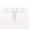 T Connector, Barbed, Natural - 61123 - Qosina Corp.