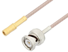 SSMB Plug to BNC Male Cable 60 Inch Length Using RG316 Coax , LF Solder - PE3C3408LF-60 - Pasternack