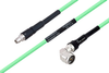 Temperature Conditioned SMA Male to N Male Right Angle Low Loss Cable 60 Inch Length Using PE-P300LL Coax - PE3M0231-60 - Pasternack