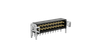 10+10 Pos. Male DIL Horizontal Throughboard Conn. Latches - M80-8512042 - Harwin Plc