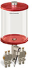 Red Color Key, Clear View Multiple Feed Electro Lubricator, 1/2 gal Acrylic Reservoir, 4 Feeds, 1/4” OD Tube Outlets, 120V/60Hz - B5162-064AB0412061RW - Oil-Rite Corp.