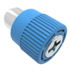 Captive Screw, 6-32 Thread, Flare-in, Phillips/Slot Combination, Knurled Blue Knob - 4C-PS-06-2F1-K008 - Southco