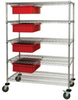 Wire Shelving - Carts - Bin Carts - WRC5-63-2448-93060 - Image