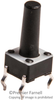 Switch, Tactile Spst, 50Ma, Through Hole; Product Range E-Switch - 15N4471 - Newark, An Avnet Company