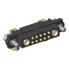 1+10+1 Pos. Female Receptacle 24-28 AWG+RG174/179/316 Cable Connector Kit, Slotted Jackscrews -- M80-4C11005F1-01-309-01-309 - Image