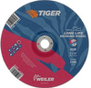 Weiler TIGER Aluminum Oxide Grinding Wheel - 9 in Diameter - 7/8 in Center Hole - Thickness 1/4 in - 57127 - 012382-57127 - R. S. Hughes Company, Inc.