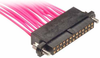 10+10 Pos. Female DIL 24-28 AWG Cable Conn. Kit, Extended Wall, Jackscrews -- M80-4662005 - Image