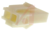 Receptacle, Mini-Universal-Mate-N-Lok, 2 Pos,Panel Mount, Detent Lock, White - 70083432 - Allied Electronics, Inc.