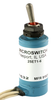ET Series Toggle Switch, 1 pole, Electrically held- 2 position, Leadwire terminal, Standard Lever -- 25ET1-6 - Image