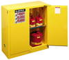 Sure-Grip EX Safety Cabinets for Flammables - 30 Gal., 2 door, manual close, 1 shelf > SIZE - 44