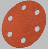 3M Cubitron 777F Coated Ceramic Quick Change Disc - 80 Grit - 3 in Diameter 6 Vacuum Holes - 28067 -- 051141-28067 - Image