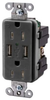 Combination Switch/Receptacle -- USB15X2GY - Image