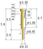 Small Size Socket Pin - N0012-GG - JC Cherry, Inc.