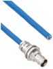 Plenum Cable Assembly TRB Non-Insulated Bulk Head Jack 3-Lug Cable Jack to Blunt MIL-STD-1553 .242