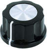 Round Knurled Dial Knob, 6.35Mm; Shaft Type Multicomp - 10M7573 - Newark, An Avnet Company