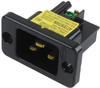 Connector, Iec320 Inlet, 20A 250V, Screw, Black; Connector Type Hubbell Wiring Devices - 89F2850 - Newark, An Avnet Company