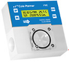 Cole-Parmer Digital Paddlewheel Flowmeter, 0.04 to 5 GPM, PP, 4-20mA, w/ RTD -- GO-32755-35 - Image