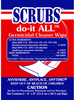 Scrubs do-it ALL Germicidal Cleaner - 1 Wipe Packet - Lemon Fragrance - 98001 - 764769-98001 - R. S. Hughes Company, Inc.