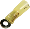Terminal, Ring Tongue, #8, Crimp, Yellow; Stud Size - Metric 3M - 10M9523 - Newark, An Avnet Company