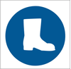 Brady B-555 Aluminum Rectangle White Personal Protection Equipment (PPE) Sign - 10 in Width x 7 in Height - 42765 - 754476-42765 - R. S. Hughes Company, Inc.