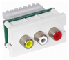 Datacommunication Face Plate with Jack - IMR1101W - Hubbell Incorporated