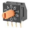 SWITCH ROTARY DIP BCD 100MA 5V - FR01KR10H-06XL - NKK Switches