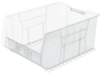Akro-Mils Akrobin 300 lb Clear Industrial Grade Polymer Stacking Storage Bin - 23 7/8 in Length - 18 1/4 in Width - 12 in Height - 1 Compartments - 30289SCLAR - 30289SCLAR - R. S. Hughes Company, Inc.