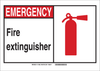 Brady B-401 High Impact Polystyrene Rectangle Fire Safety Sign - 7 in Width x 10 in Height - 119718 - 754473-69263 - R. S. Hughes Company, Inc.