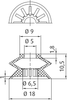Vacuum Cups with Connection Compatible with Machines Manufactured by Mueller-Martini -- 23.018.183._* - Image