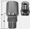 SHF78 SERIES - STAINLESS STEEL MALE PIPE -- SHF78-12-12MP - Image