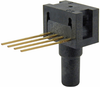 24PC Series, uncompensated/unamplified, absolute, 0 psi to 15 psi, 1x4 SIP 15,2 mm [0.60 in] long, straight port -- 24PCCFA6A - Image