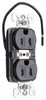 Duplex/Single Receptacle - PTTR5262-SCBK - Thomas & Betts Corporation